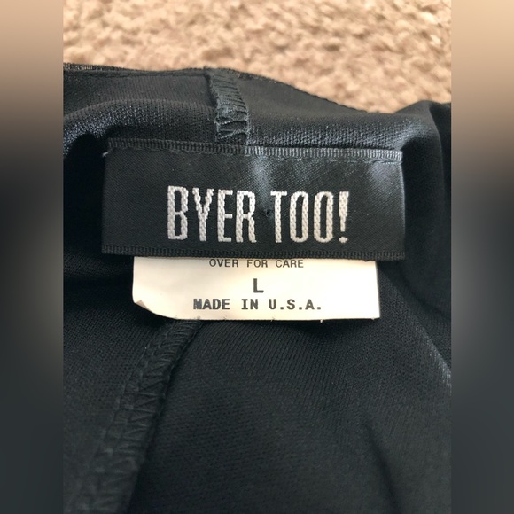 Vintage Byer Too! Halter Top Cocktail Dress w/Beaded Design - Picture 3 of 5